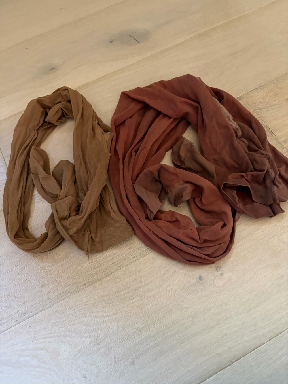 Lightweight Brown and Rust Nylon Stockings - Women Accessories